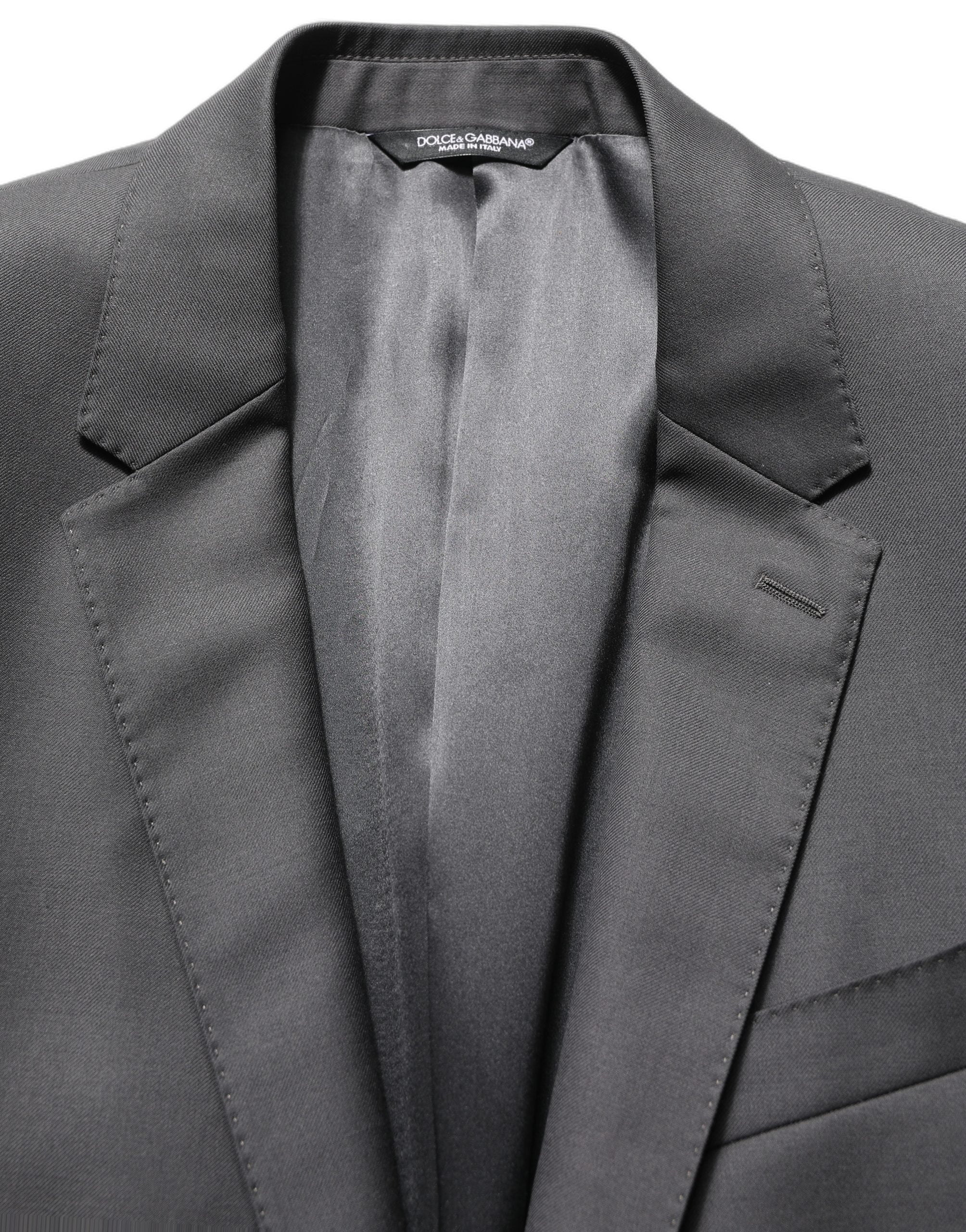Dolce & Gabbana Grauer MARTINI Slim Fit Anzug für Herren-7
