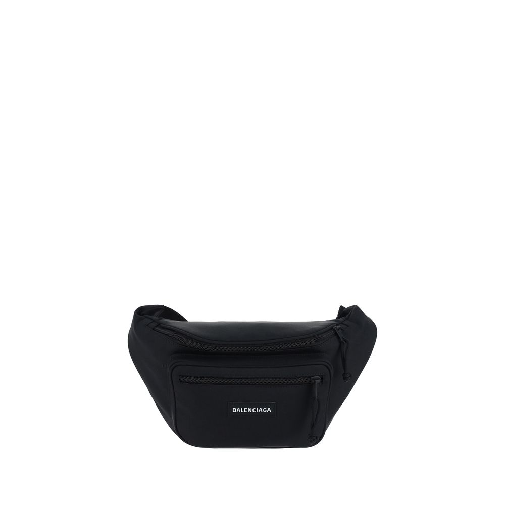 Balenciaga Schwarze Clutch aus Polyester-1