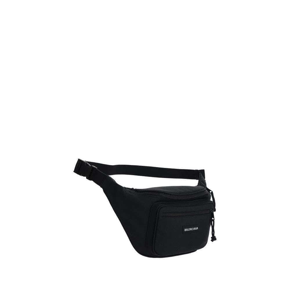 Balenciaga Schwarze Clutch aus Polyester-2