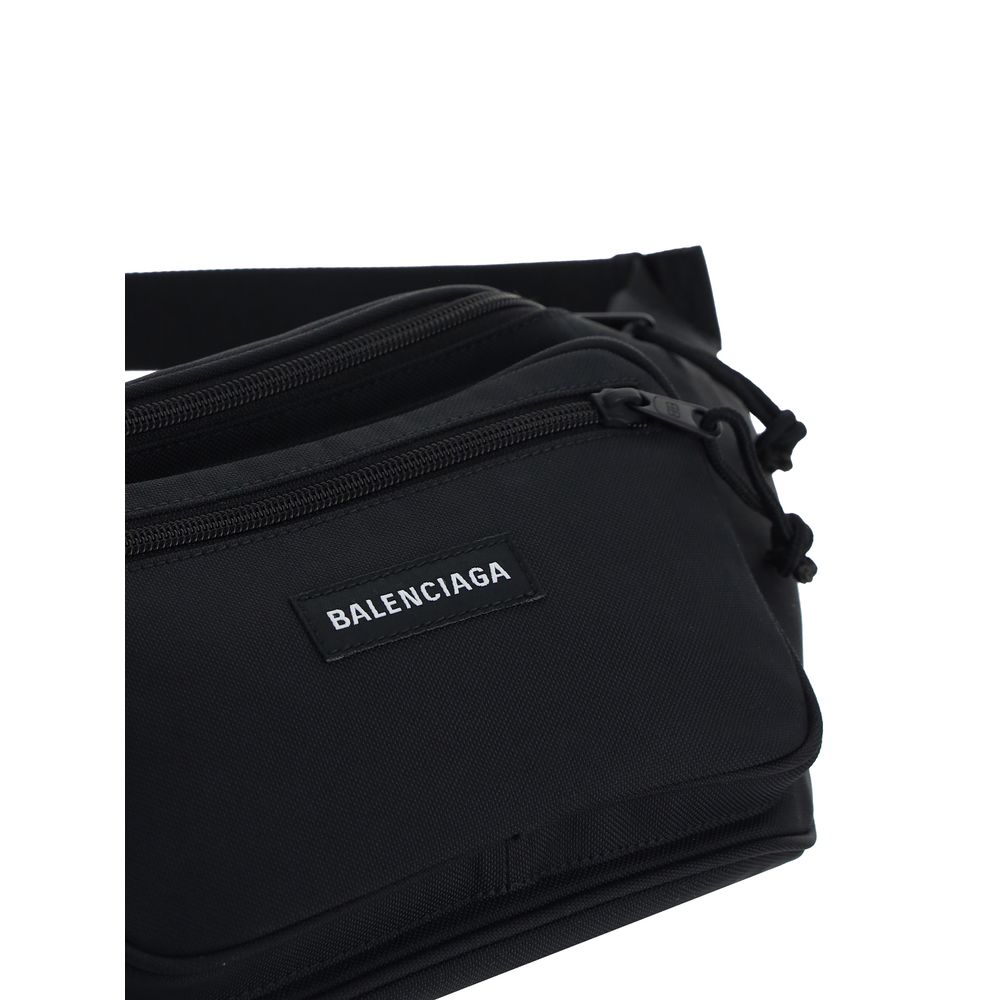 Balenciaga Schwarze Clutch aus Polyester-4