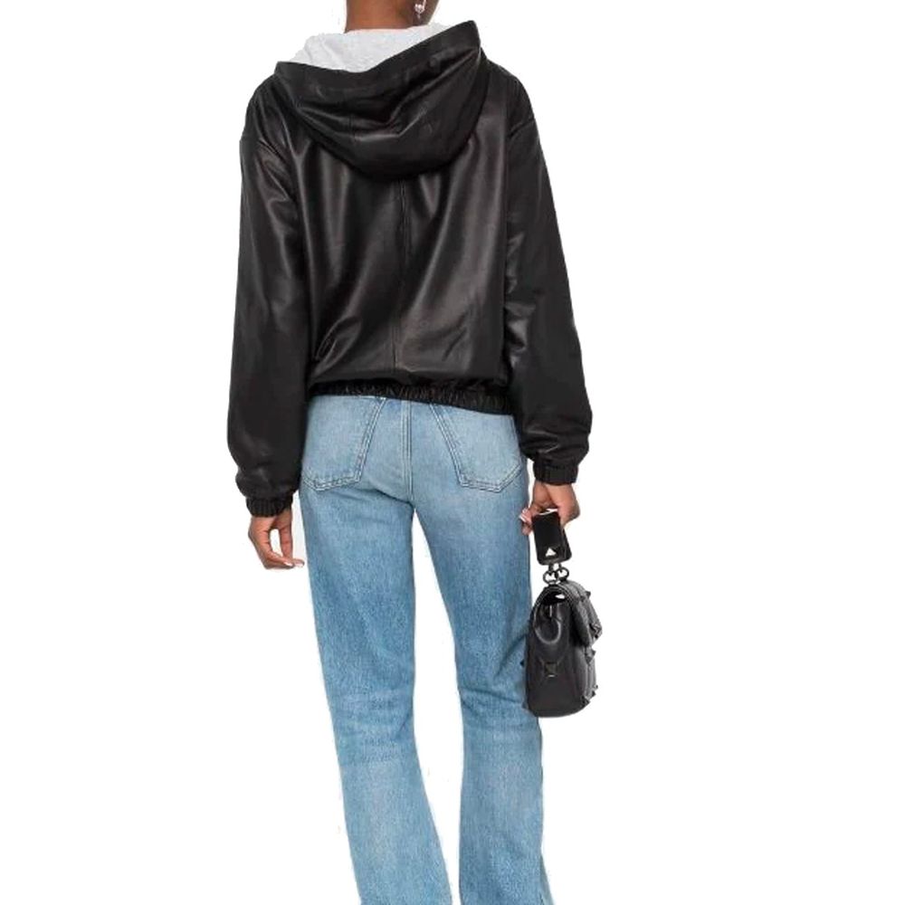 Saint Laurent Schwarze Leder-Tanktops-3