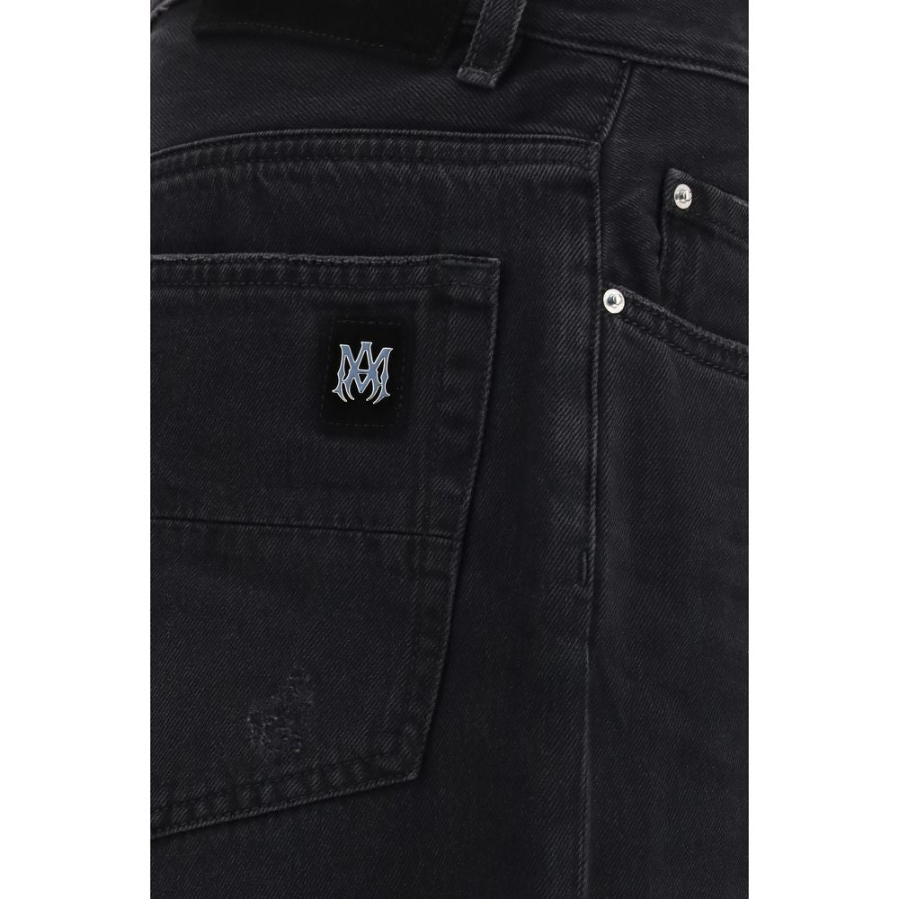 Amiri Schwarze Baumwolljeans Denim-3