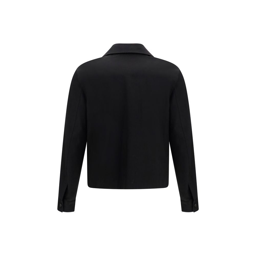 Amiri Schwarze Baumwoll-Shell-Jacke-2