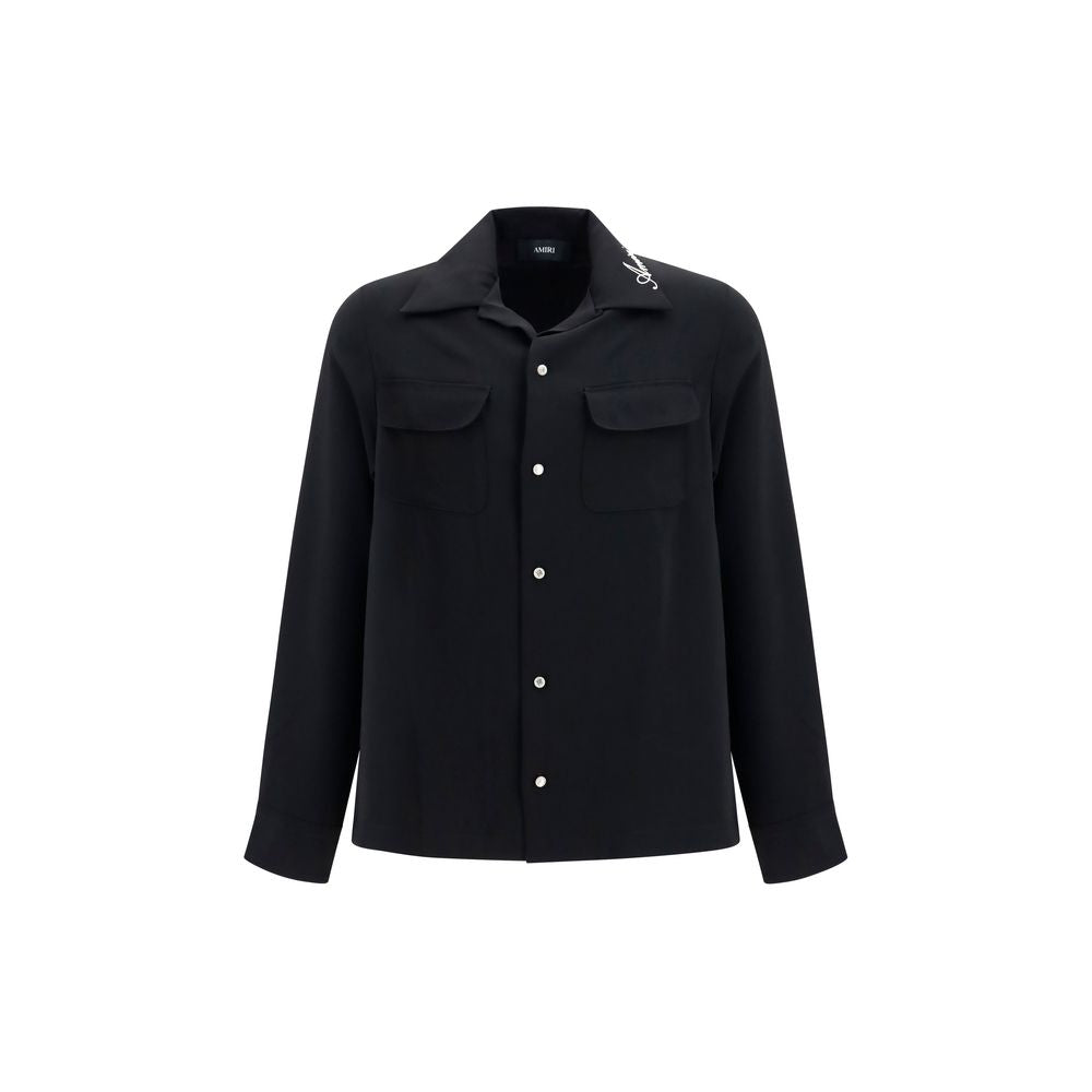 Amiri Schwarzes Hemd aus Polyester