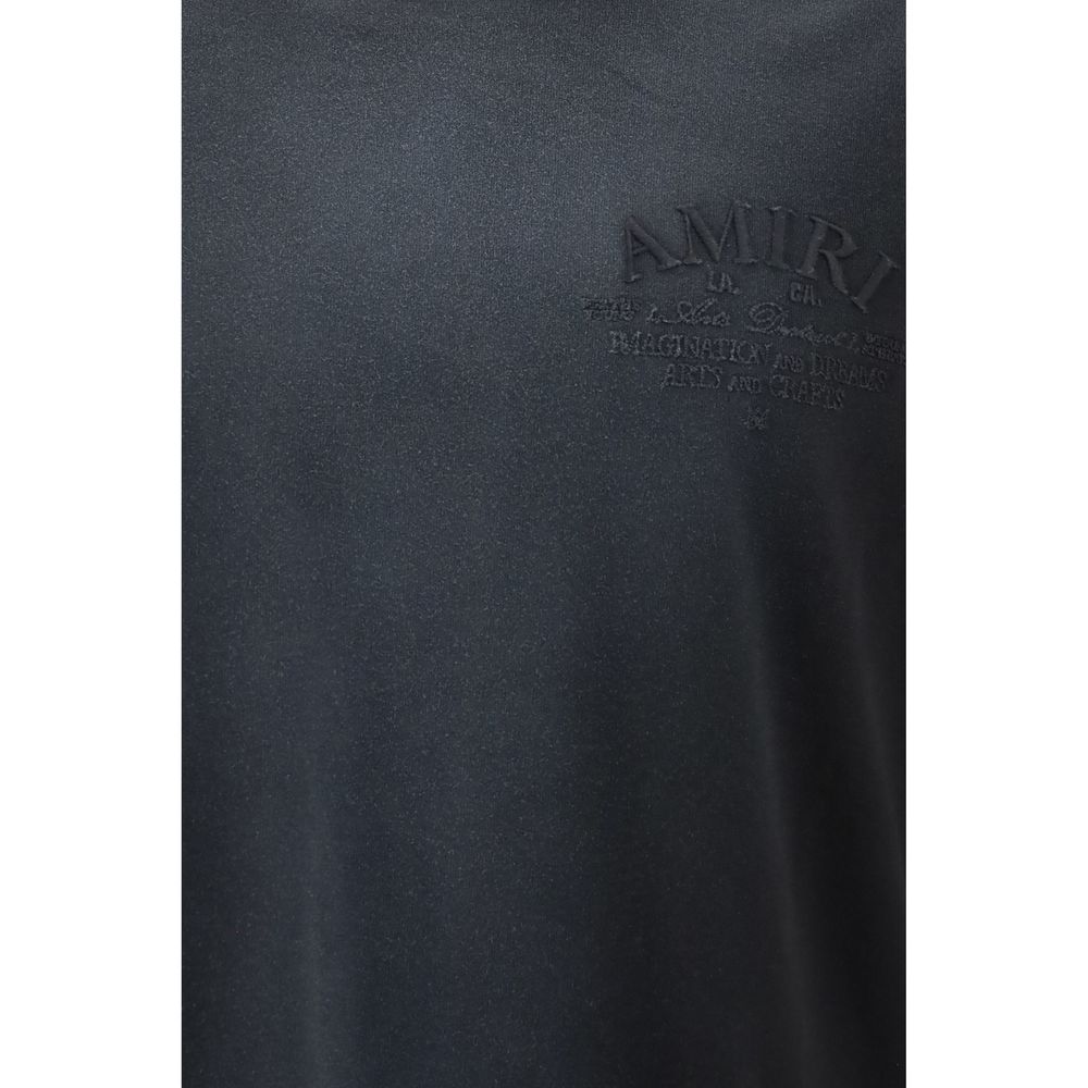 Amiri Schwarzes Baumwoll-T-Shirt-3