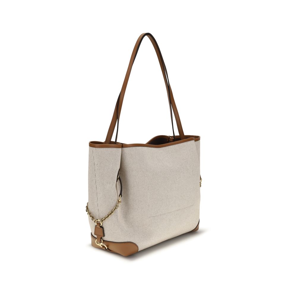 Chloé Beige Cotton Shoulder Bag-3