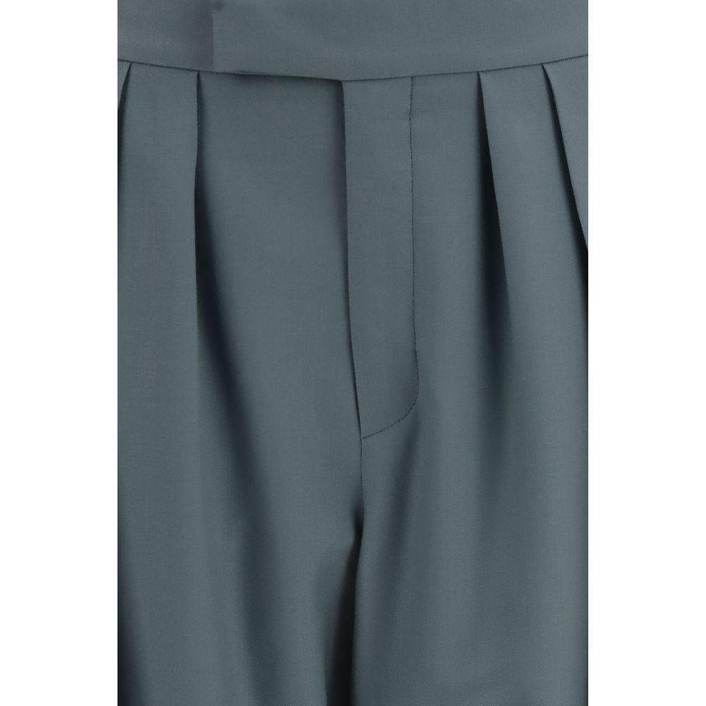 Chloé Zweifarbige Wollhose Oves Aries-3