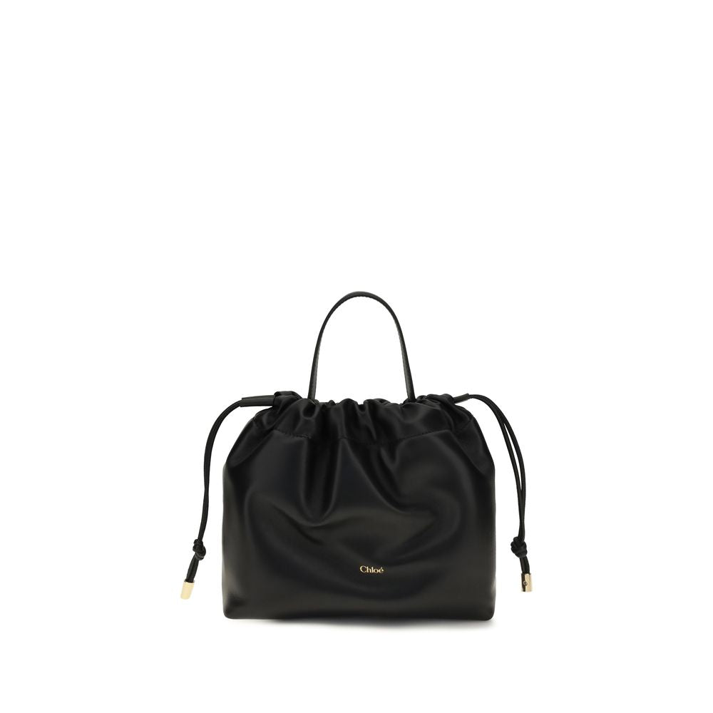 Chloé Schwarze Lammleder Schultertasche Ovis Aries Aries-1