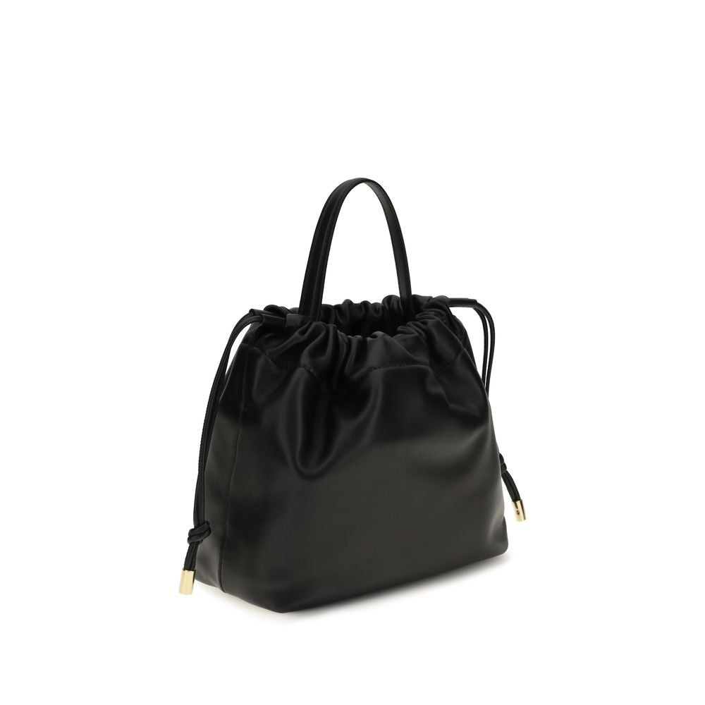 Chloé Schwarze Lammleder Schultertasche Ovis Aries Aries-3
