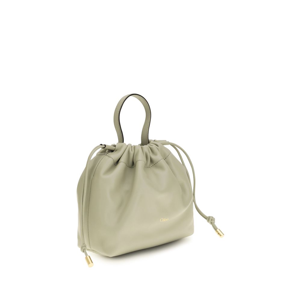 Chloé Graue Lammleder Schultertasche Ovis Aries Aries-2