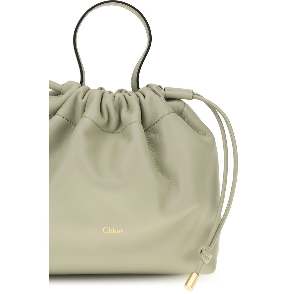 Chloé Graue Lammleder Schultertasche Ovis Aries Aries-4