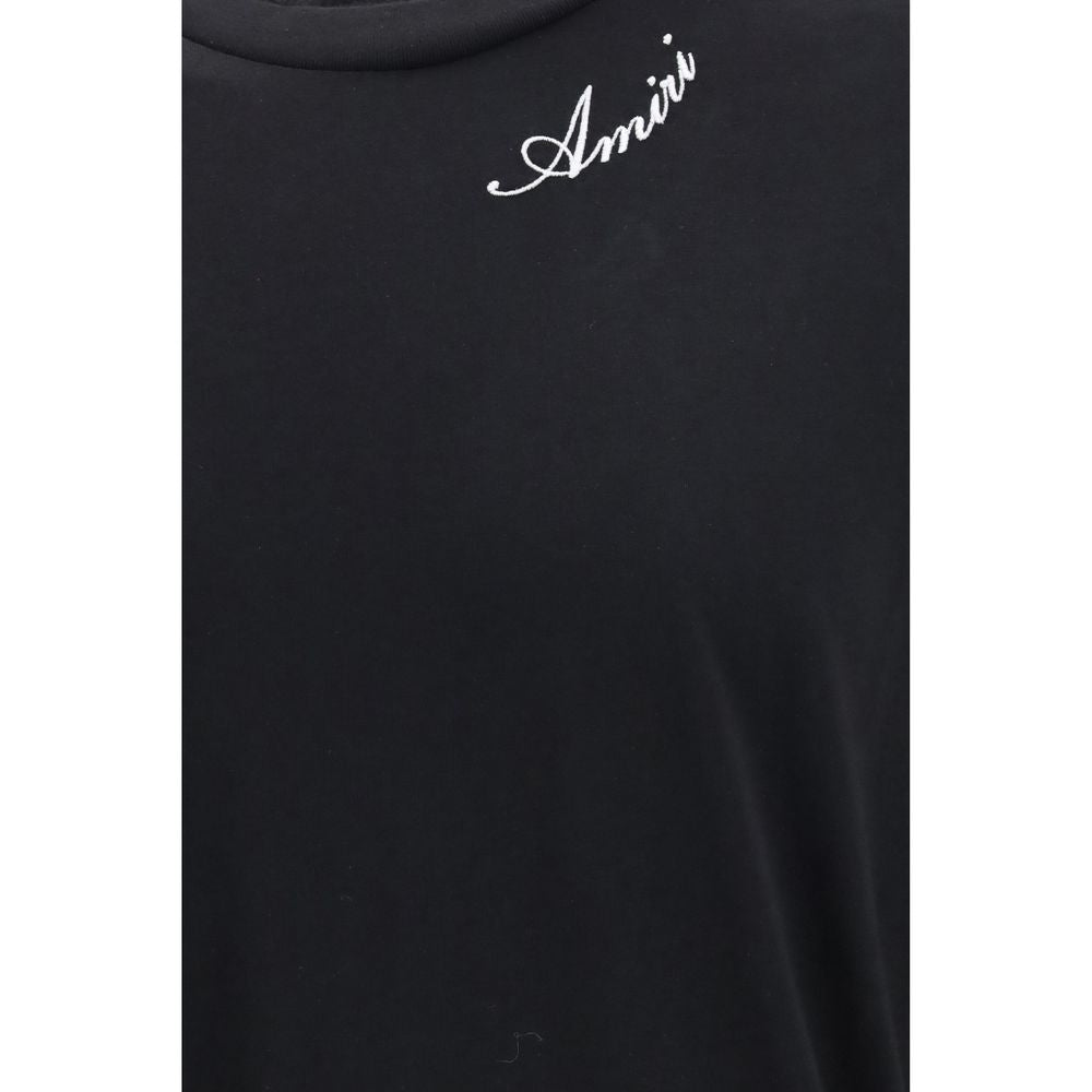 Amiri Schwarzes Baumwoll-T-Shirt-3
