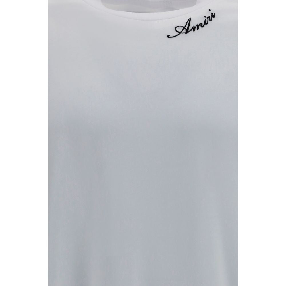 Amiri Weißes Baumwoll-T-Shirt-3