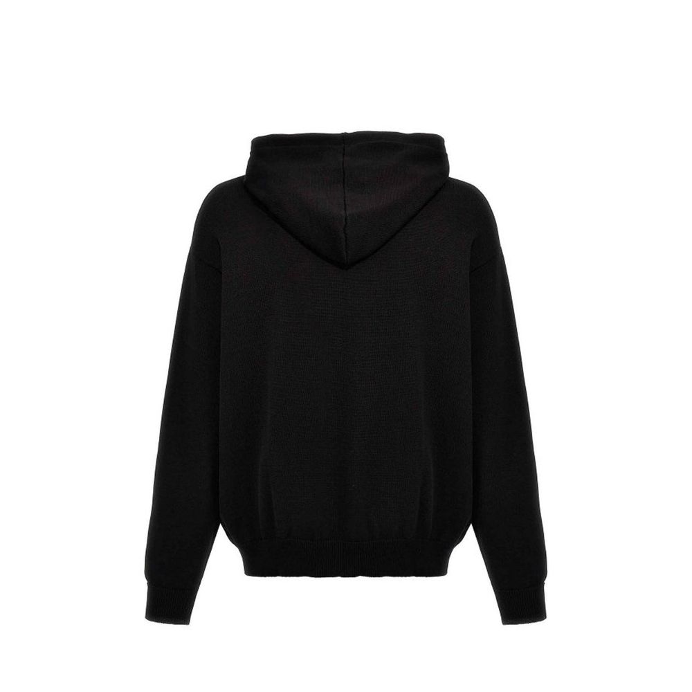 Moschino Couture Schwarzer Baumwoll-Sweatshirt-2