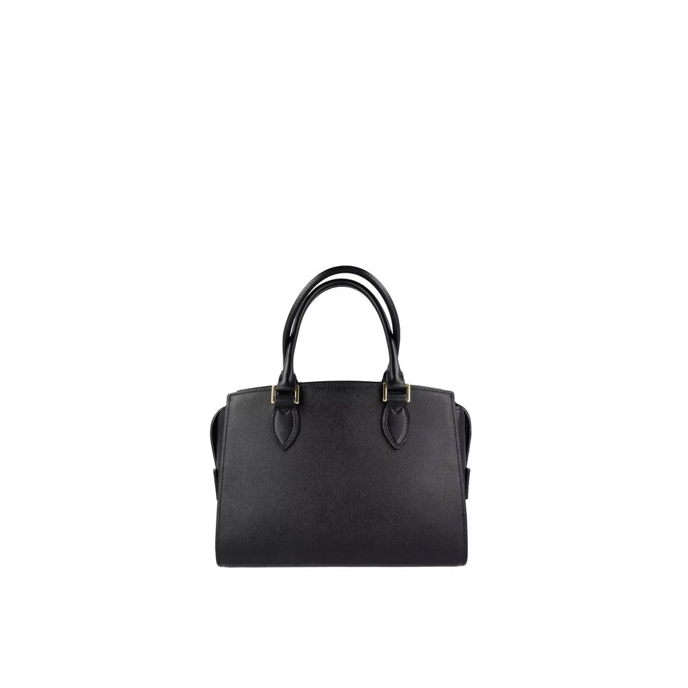 Prada Schwarze Kalbsleder-Handtasche-3