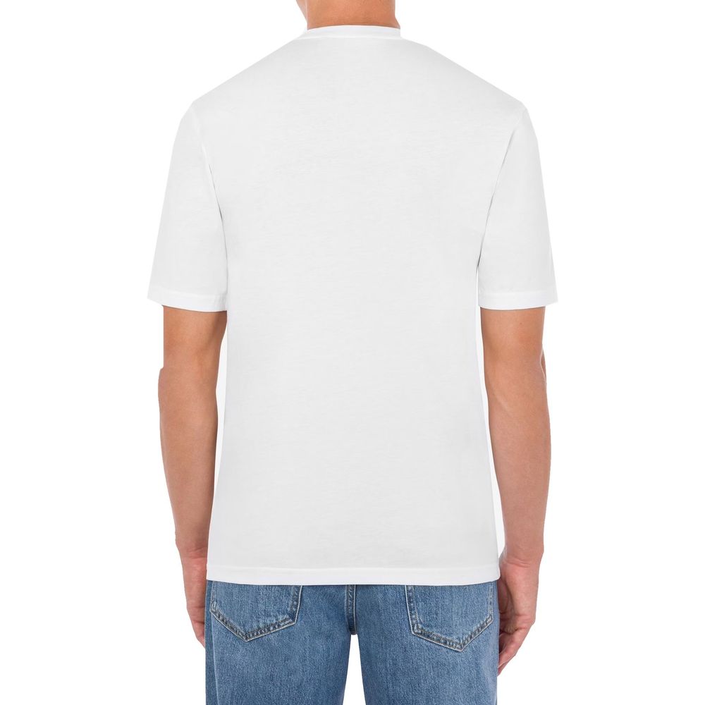 Moschino Weißes Baumwoll-T-Shirt-3