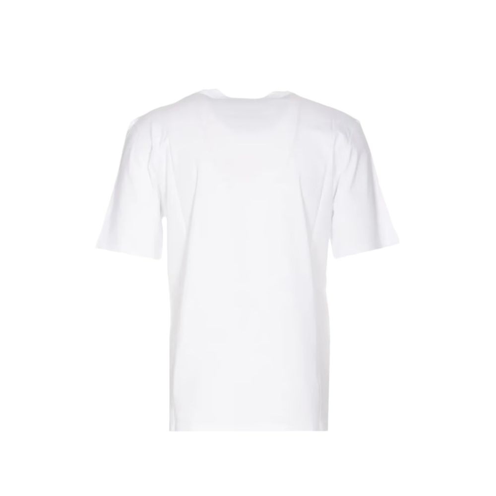 Moschino Couture Weißes Baumwoll-T-Shirt-3