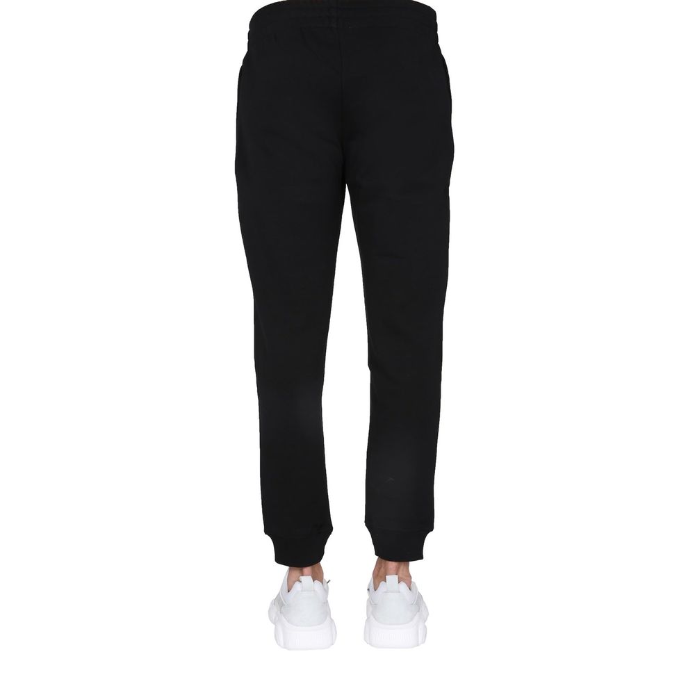 Moschino Couture Schwarze Baumwoll-Jogginghose (Trainingshose)-3
