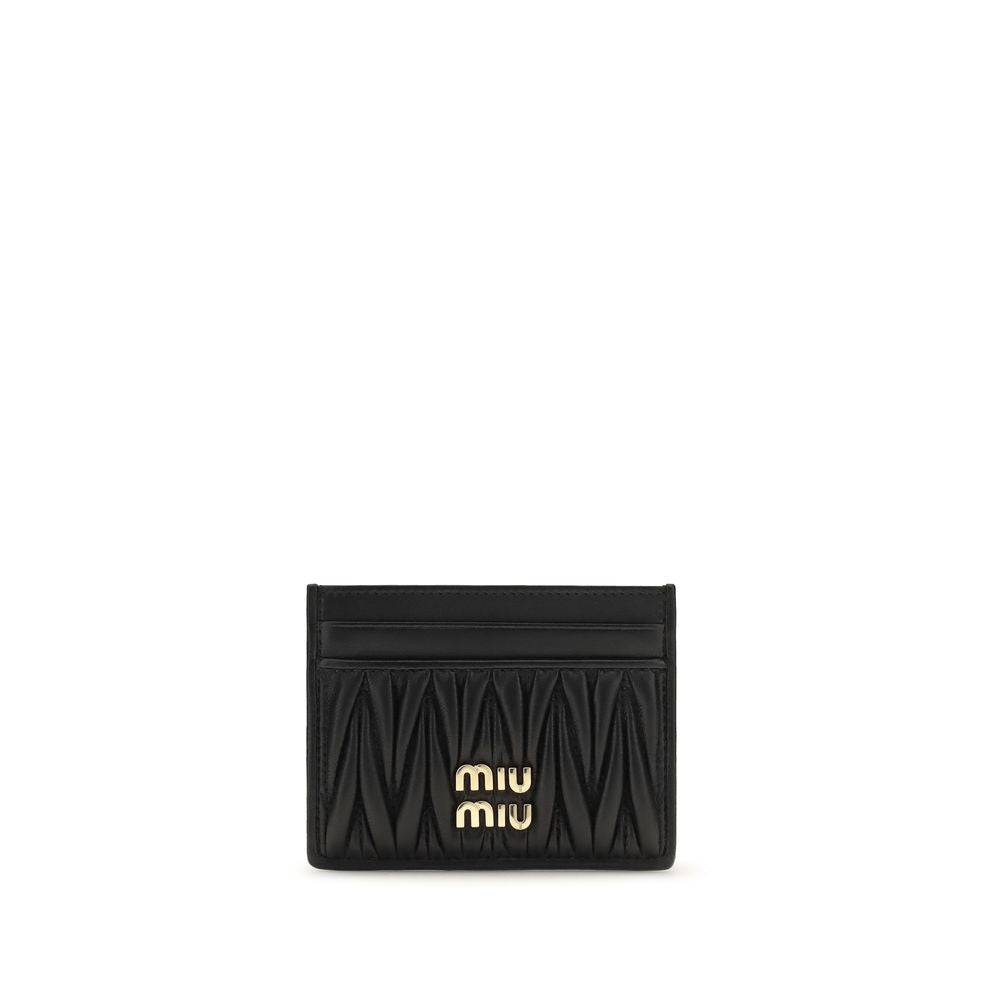 Miu Miu Schwarzes Lamm Ovis Aries Aries Portemonnaie