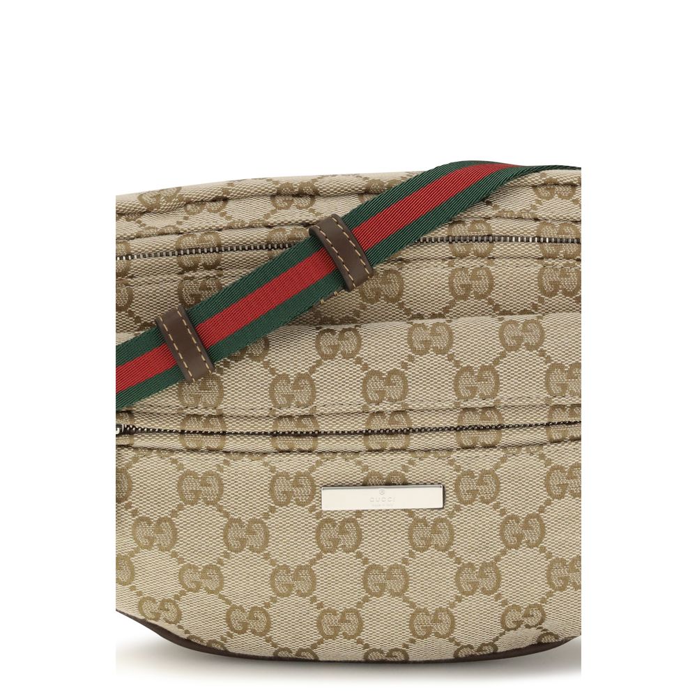 Gucci Beige Stoff-Schultertasche-4