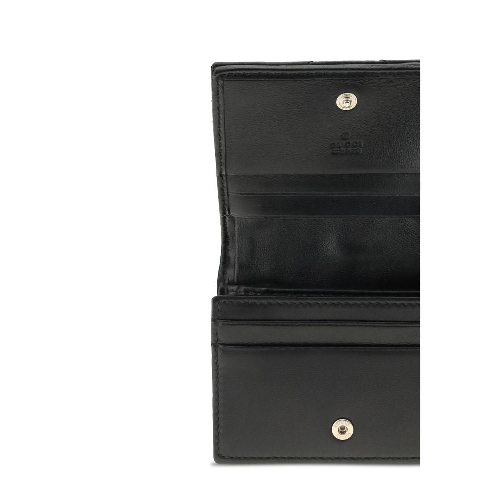 Gucci Schwarzes Lamm Ovis Aries Aries Portemonnaie-3