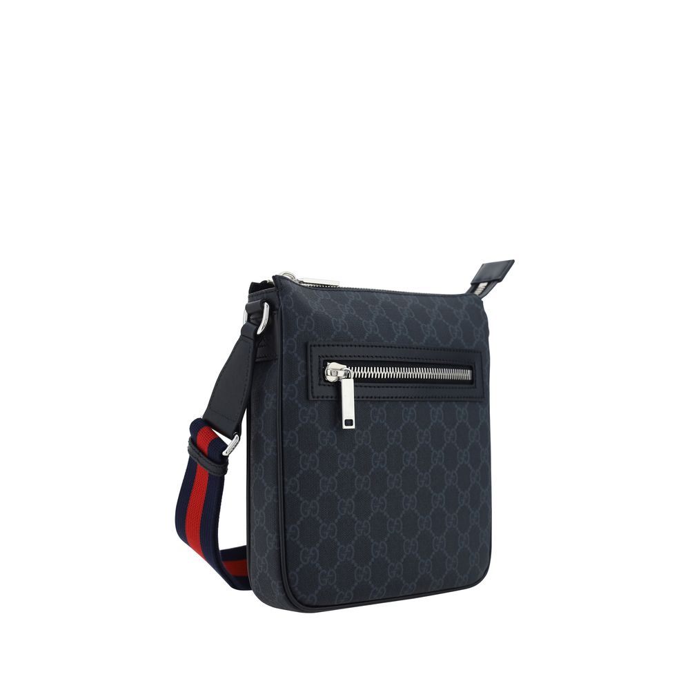 Gucci Schwarze Schultertasche aus Polyethylen-2