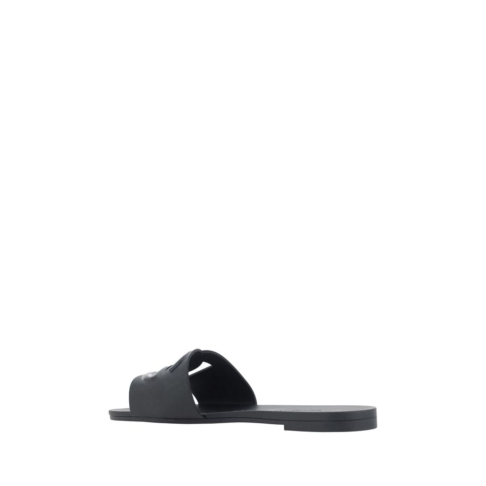 Dolce & Gabbana Schwarze Gummisandalen-3