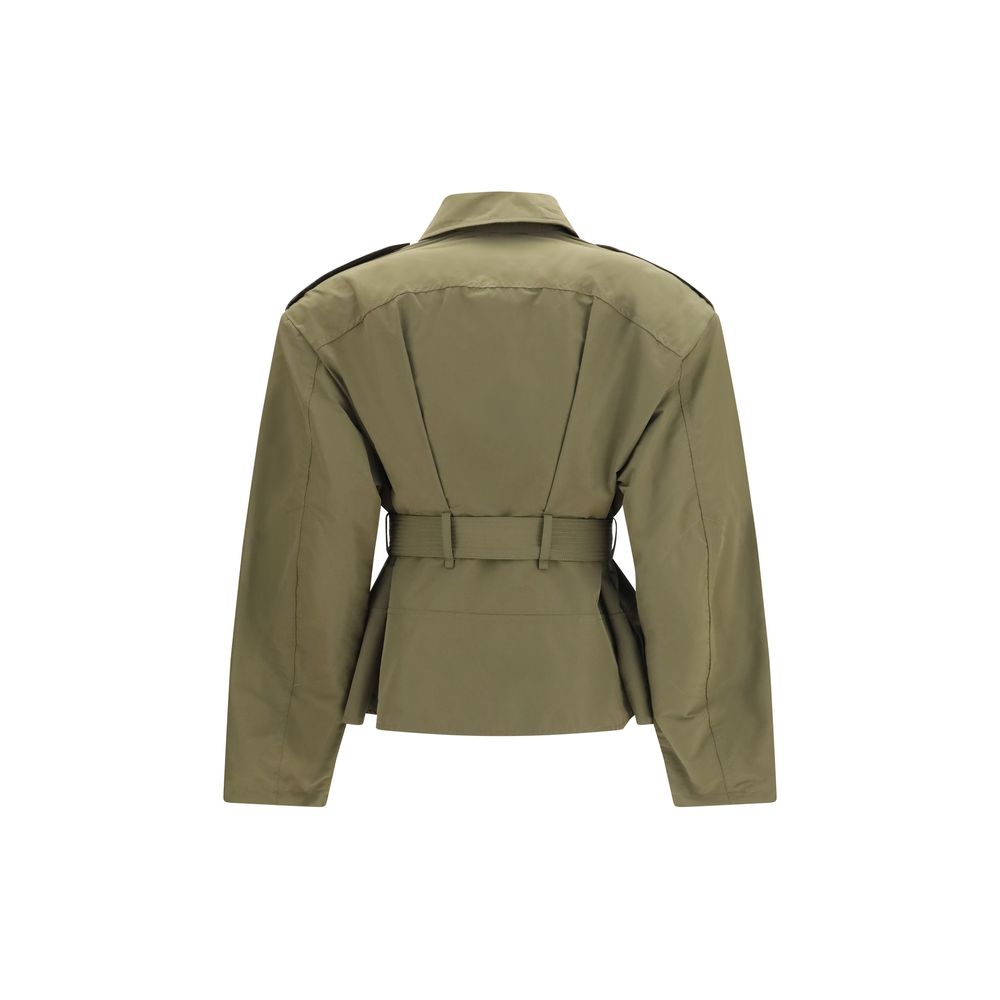 Alexander McQueen Baumwolljacke in Zweifarbenoptik-2