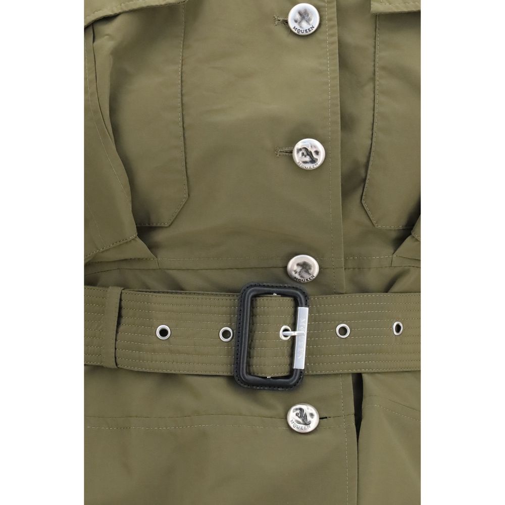 Alexander McQueen Baumwolljacke in Zweifarbenoptik-3