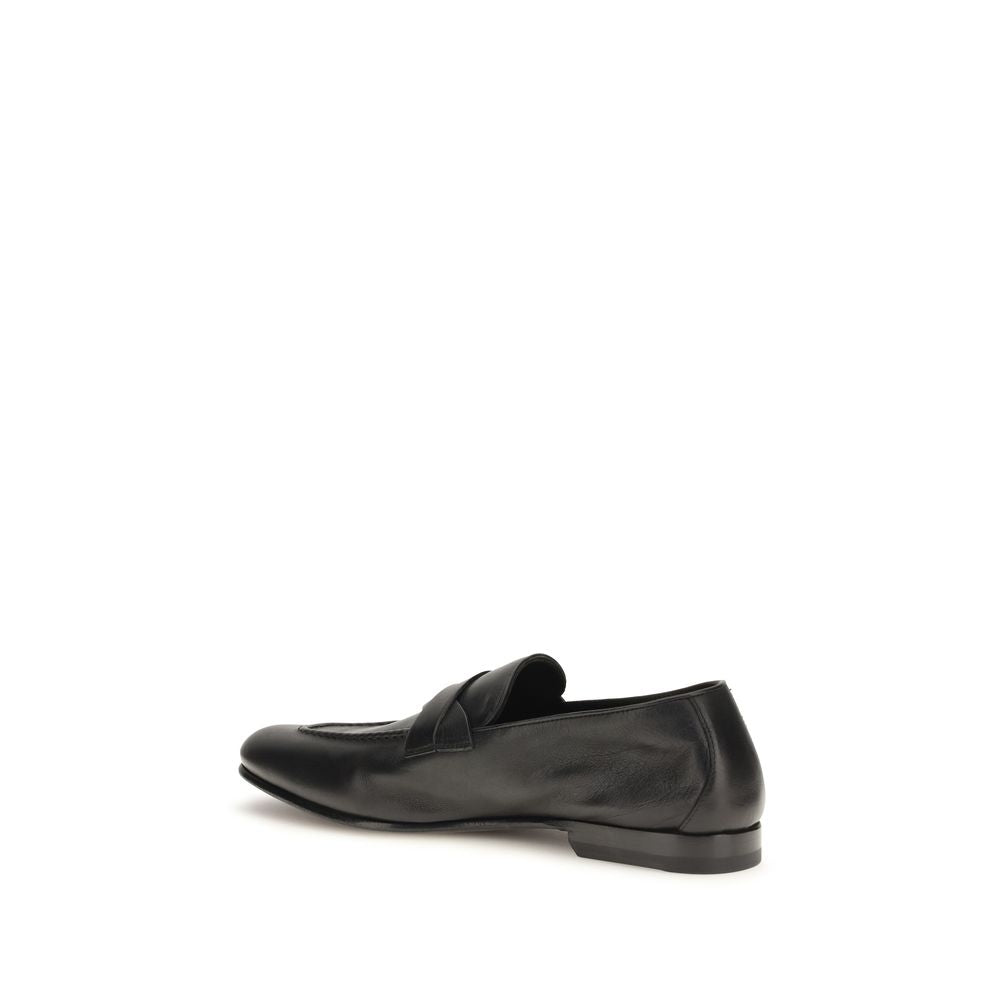 Tom Ford Schwarze "Bos Taurus" Kalbsleder Loafer zum Hineinschlüpfen-3