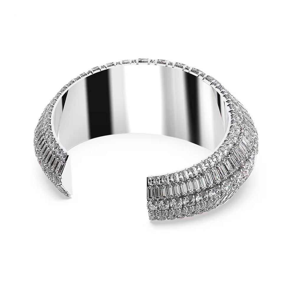Swarovski Graues Armband aus Metall-3