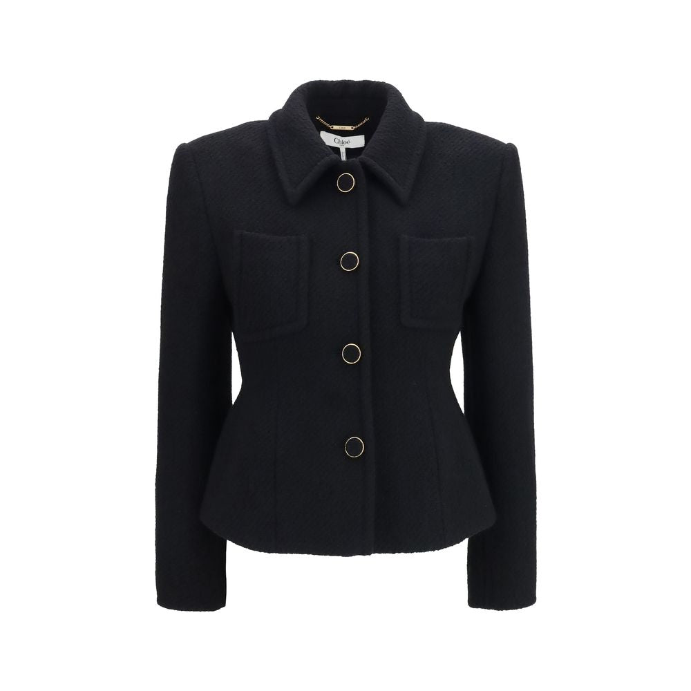 Chloé Schwarzer Oves Aries Wollblazer-1