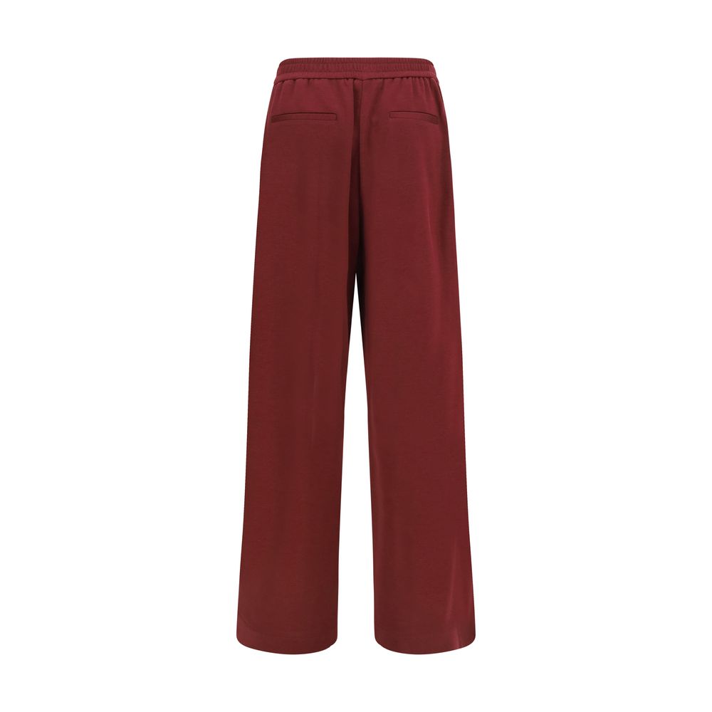 Brunello Cucinelli Bordeaux Baumwoll-Athletikhose-2