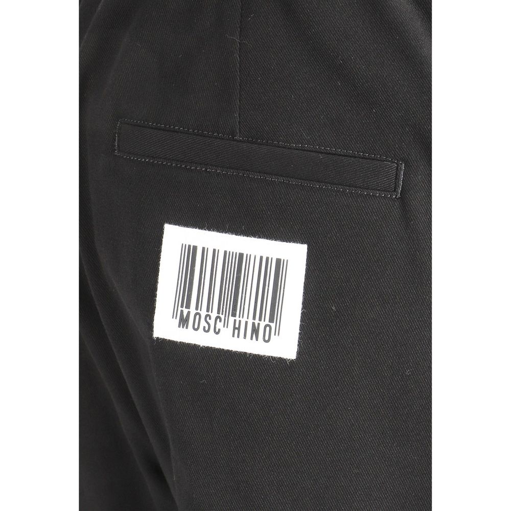 Moschino Schwarze Baumwoll-Jogginghose (Trainingshose)-3
