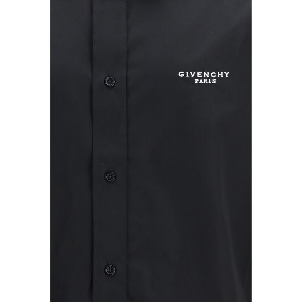 Givenchy Schwarzes Baumwollhemd-3