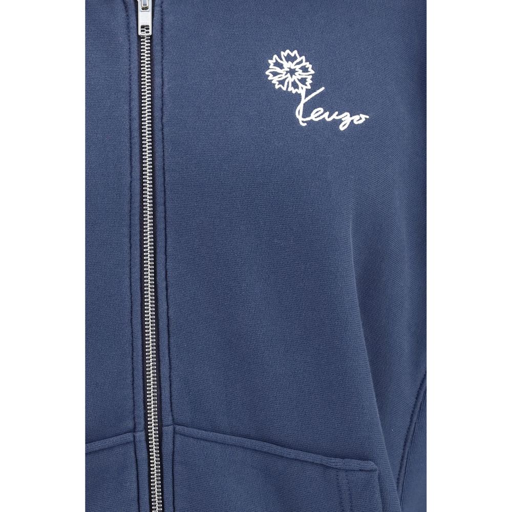 Kenzo Blauer Baumwoll-Sweatshirt-3