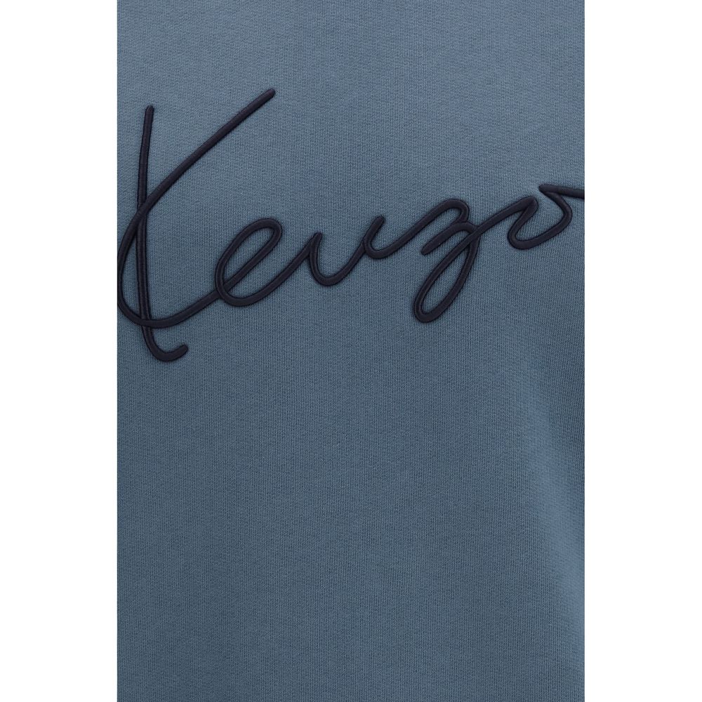 Kenzo Blauer Baumwoll-Sweatshirt-3