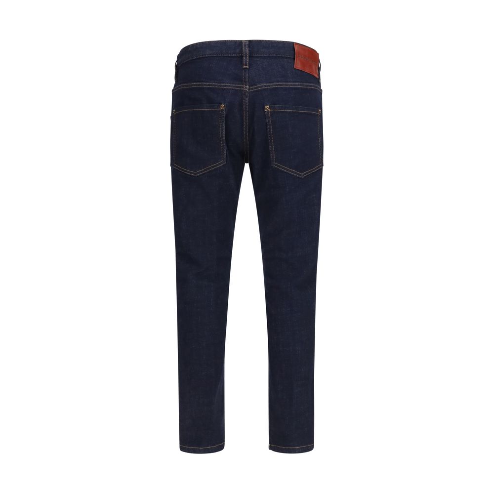Dsquared² Blaue Baumwoll-Jeans im Slim Fit-2
