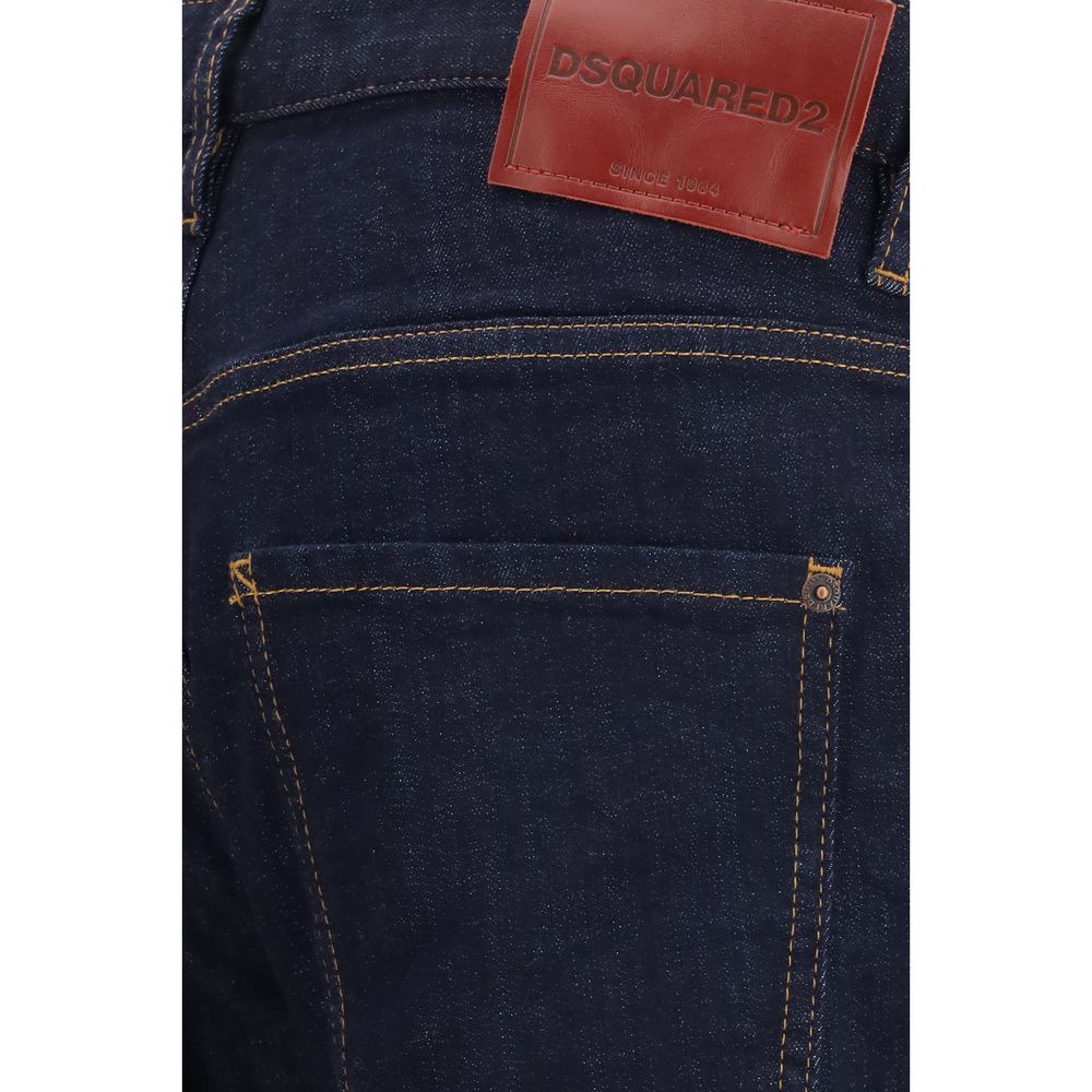 Dsquared² Blaue Baumwoll-Jeans im Slim Fit-3
