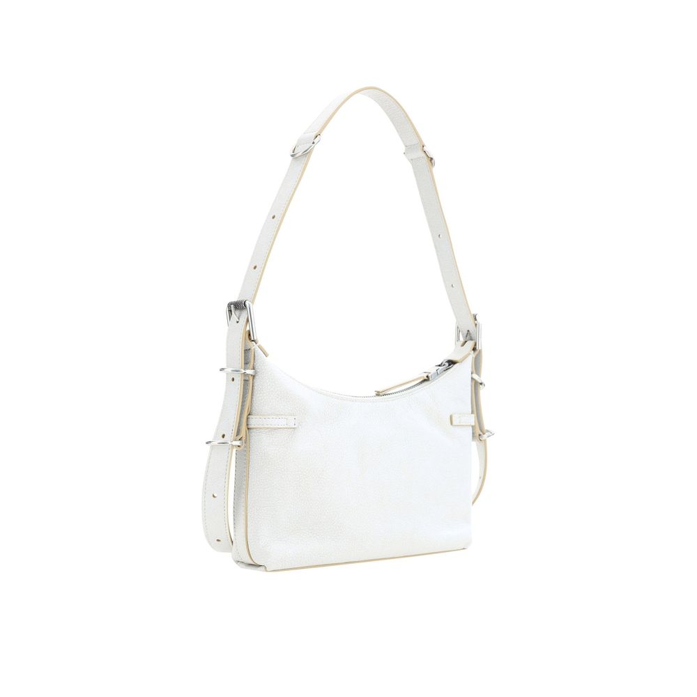 Givenchy Weiße Leder Schultertasche-3
