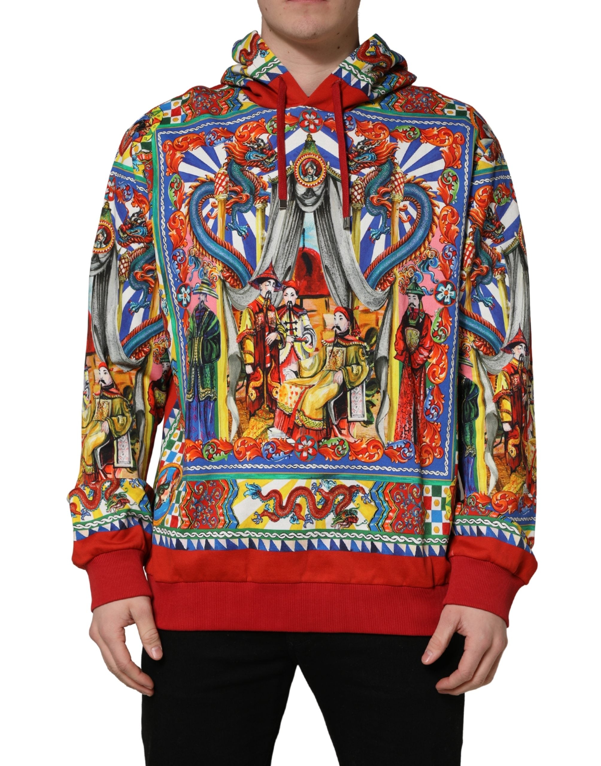 Dolce & Gabbana Mehrfarbiger Glamzilla Kapuzenpullover Herren-1