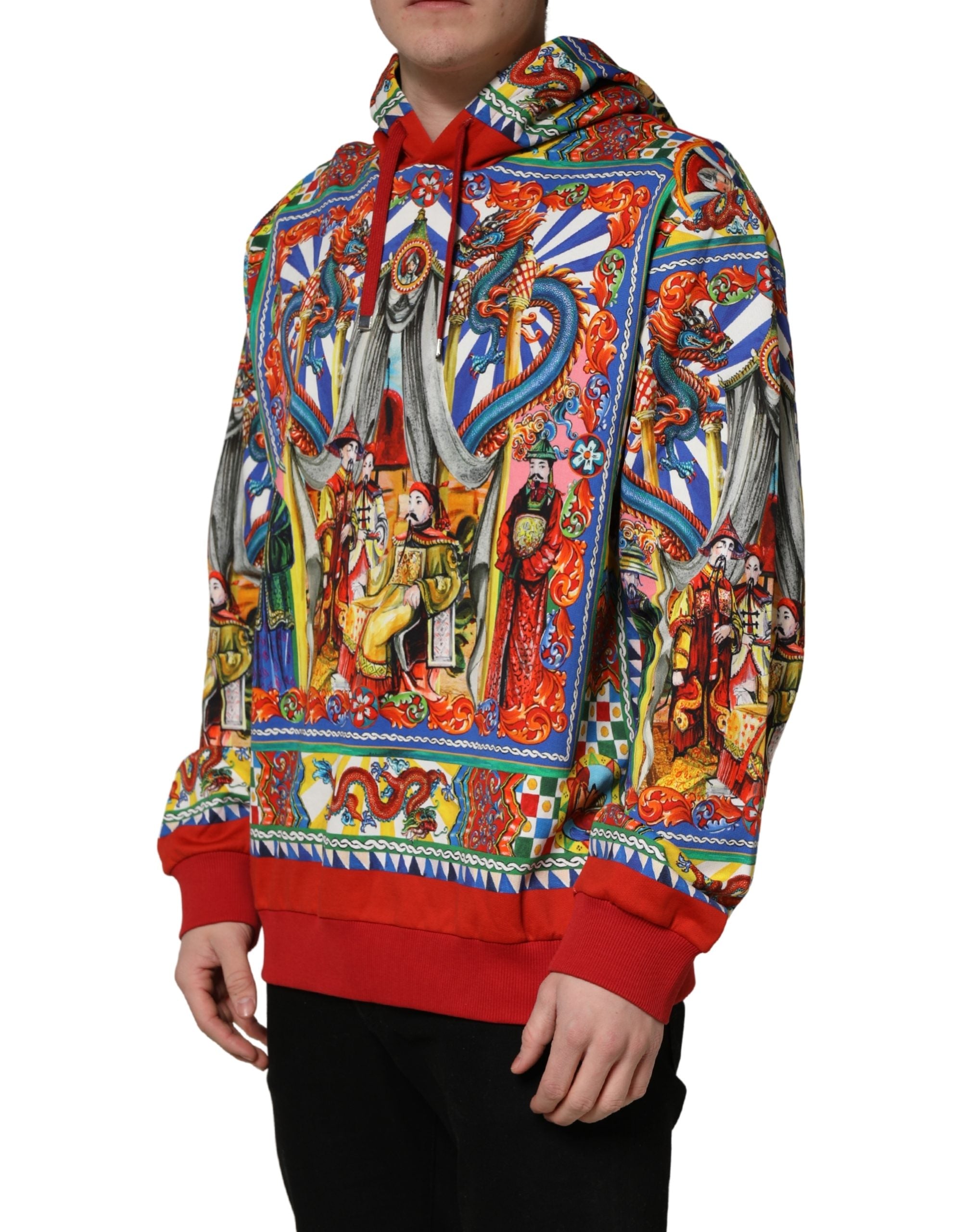 Dolce & Gabbana Mehrfarbiger Glamzilla Kapuzenpullover Herren-3