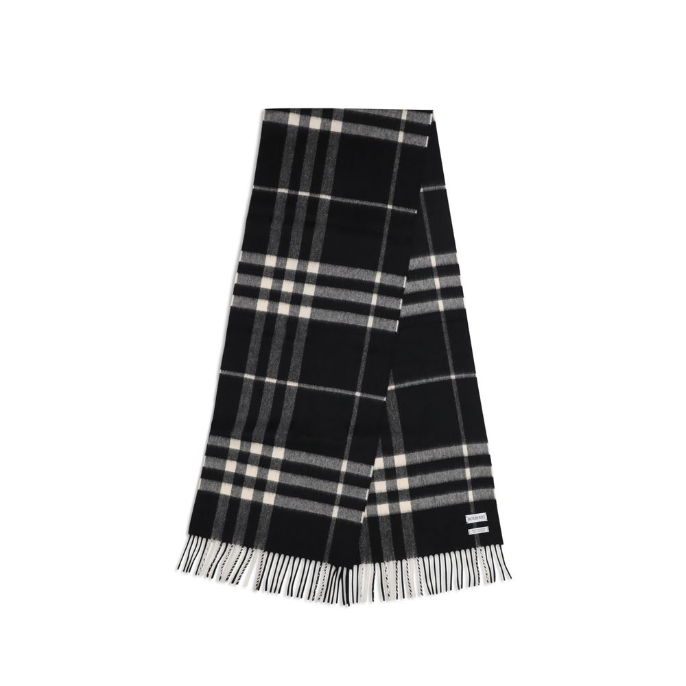 Burberry Schwarzer Kaschmirschal-2