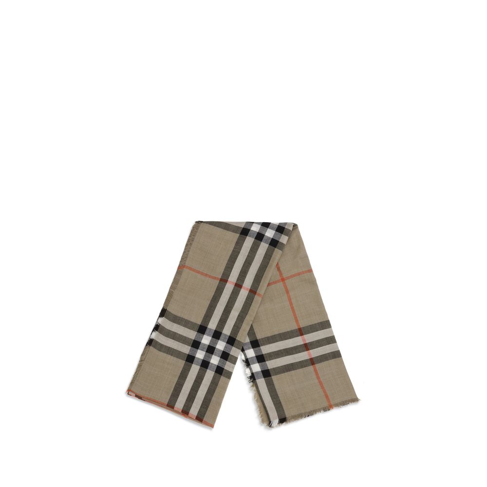Burberry Beige Wollschal-2