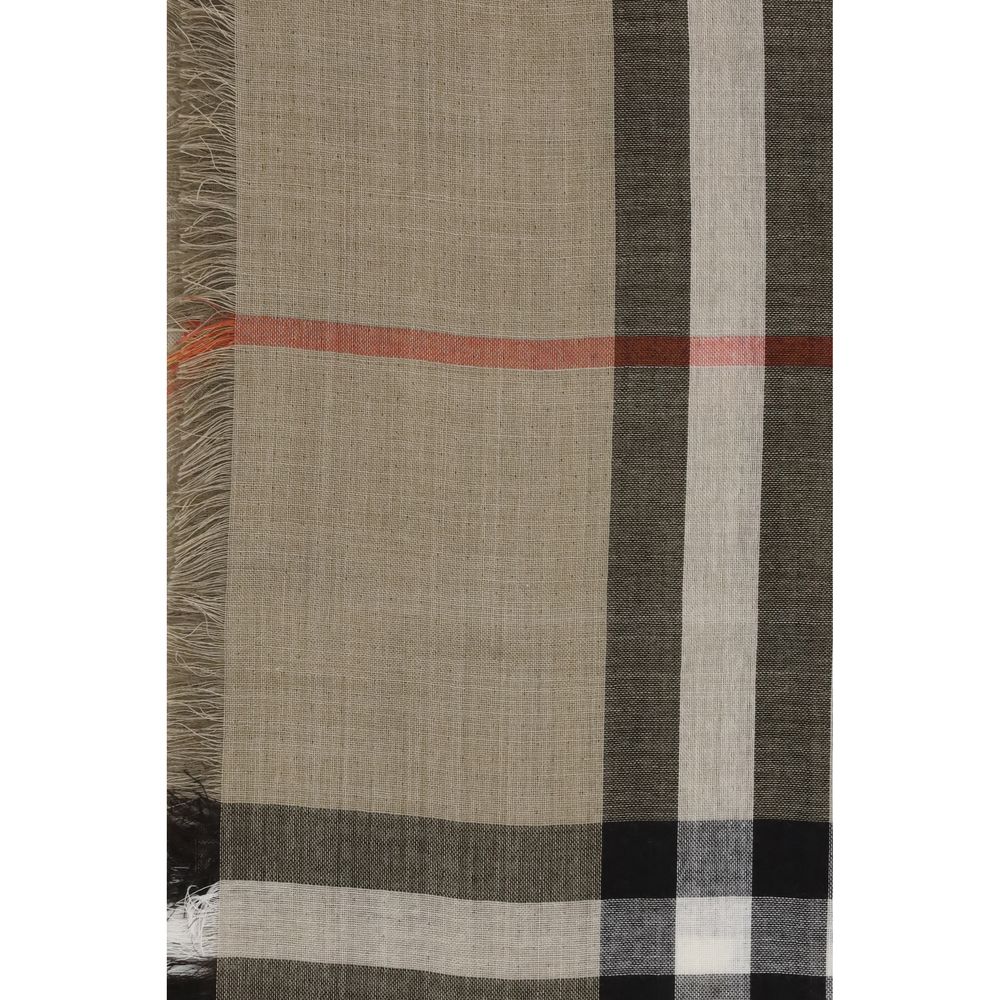 Burberry Beige Wollschal-3
