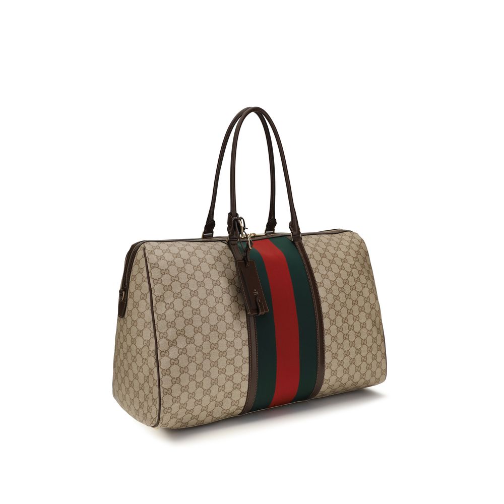 Gucci Beige Cotton Shoulder Bag-2