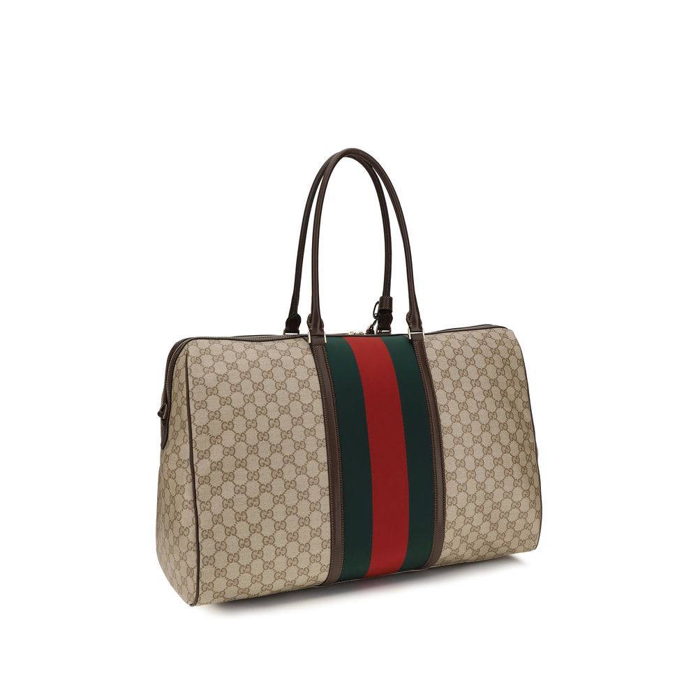 Gucci Beige Cotton Shoulder Bag-3