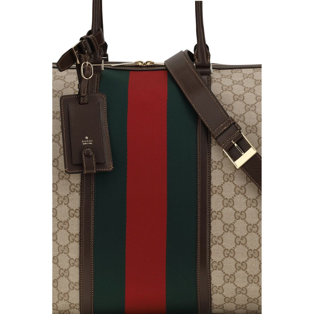 Gucci Beige Cotton Shoulder Bag-4