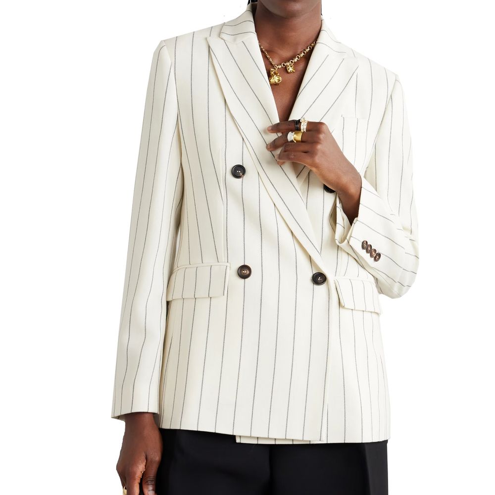 Brunello Cucinelli Weißer Wollblazer-2