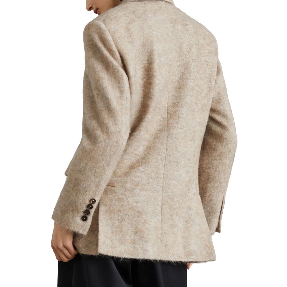 Brunello Cucinelli Beiger Kaschmir-Blazer-3